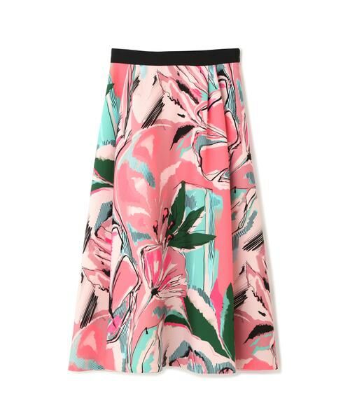 セール】 ◇アートフラワープリントスカート （スカート）｜PINKY