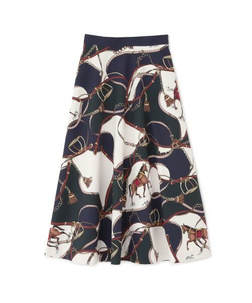 冨張愛コラボ]スカーフプリントフレアスカート （スカート）｜PINKY