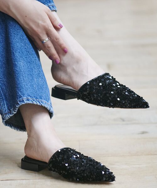 セール】 【PELLICO SUNNY/ペリーコサニー】スパンコールフラット