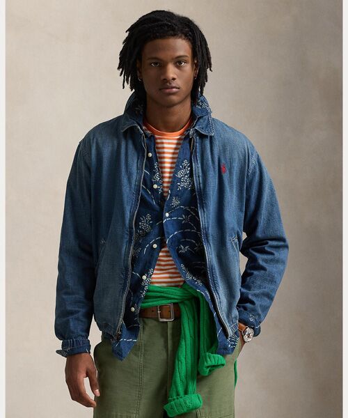 ベイポート インディゴダイド デニム ジャケット （Gジャン・デニム