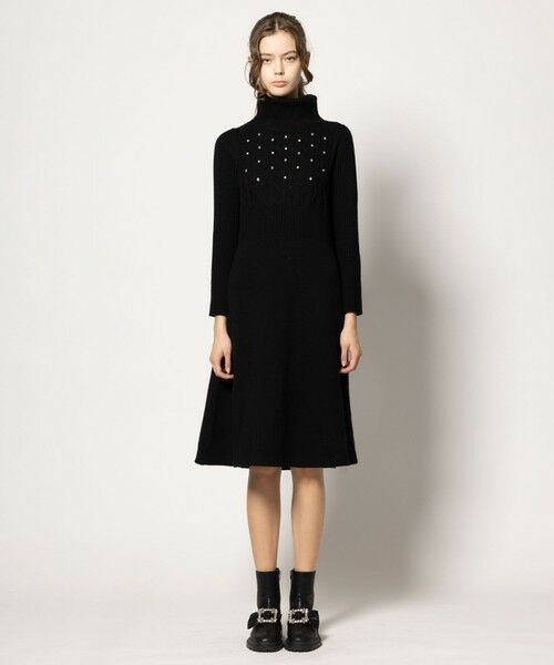 セール】 ICE BOX ニットドレス （ミニ丈・ひざ丈ワンピース）｜TOCCA