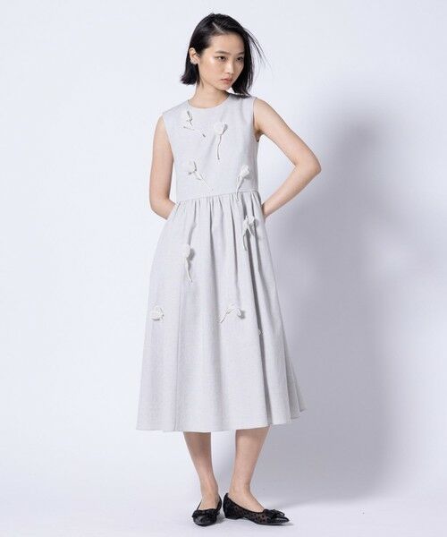 セール】 TULIP FLUFF ドレス （ロング・マキシ丈ワンピース）｜TOCCA