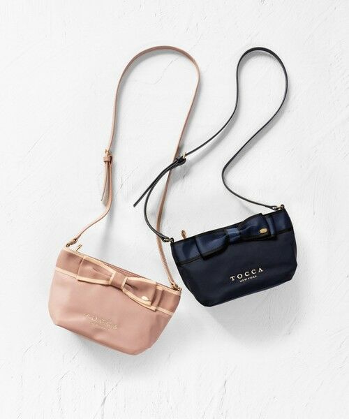 BICOLOR RIBBON POCHETTE ポシェット （ショルダーバッグ）｜TOCCA