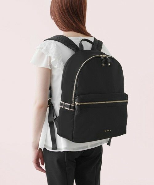 A4サイズ対応・PCポケット付き】SIDE RIBBON BACKPACK バックパック