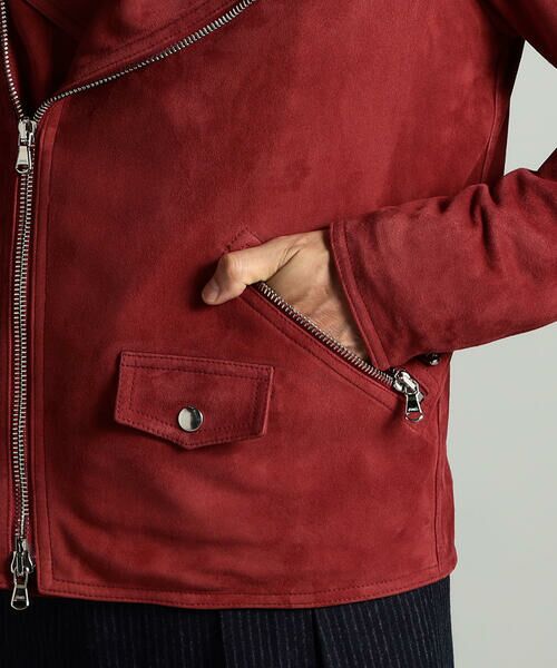 セール】 【別注】DENIM×TOMORROWLAND ゴートスエード ダブル