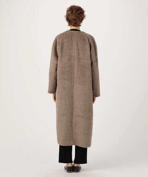 セール】 【別注】ATON×TOMORROWLAND アルパカ ウール ロングコート