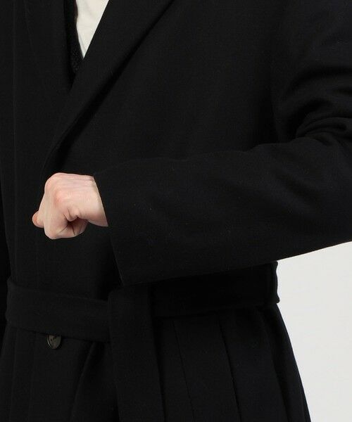 セール】 HEVO CISTERNINO ウールナイロン シングルチェスターコート