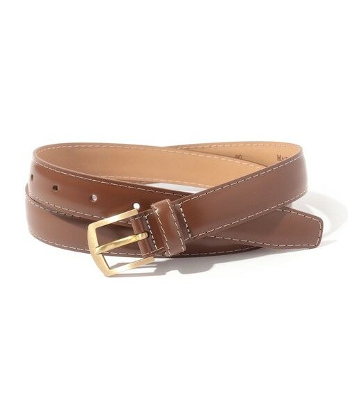 セール】 Maison Boinet カーフレザー ベルト （ベルト・サスペンダー