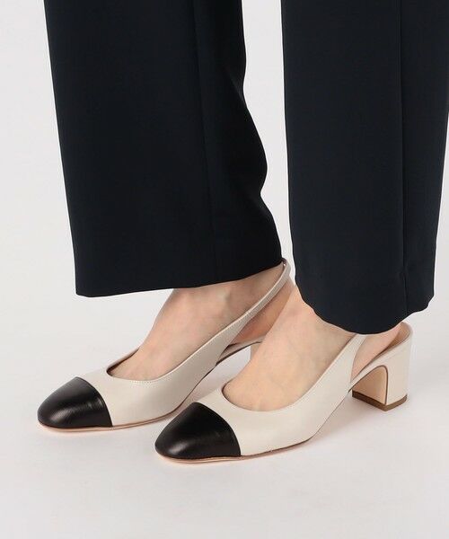 セール】 FABIO RUSCONI バイカラーミュール （パンプス