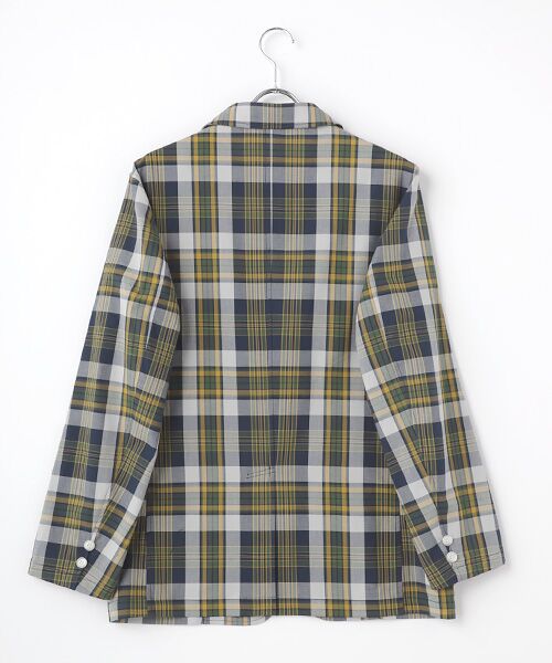 セール】 シャツジャケット＜マドラスチェック＞ （テーラード