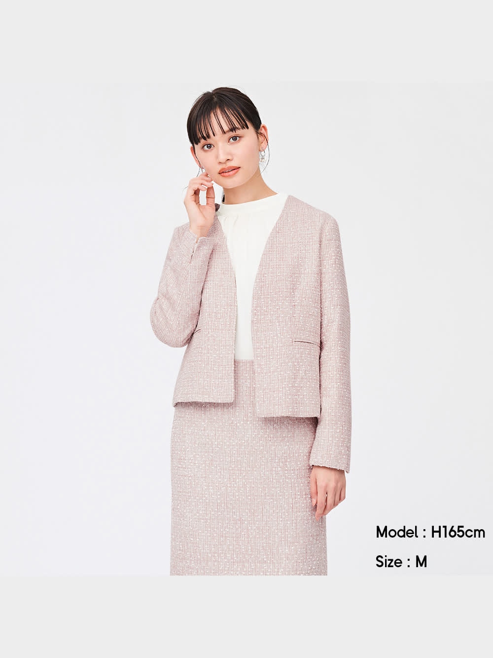 GU公式 | ツイーディノーカラージャケットZ+X(セットアップ可能)