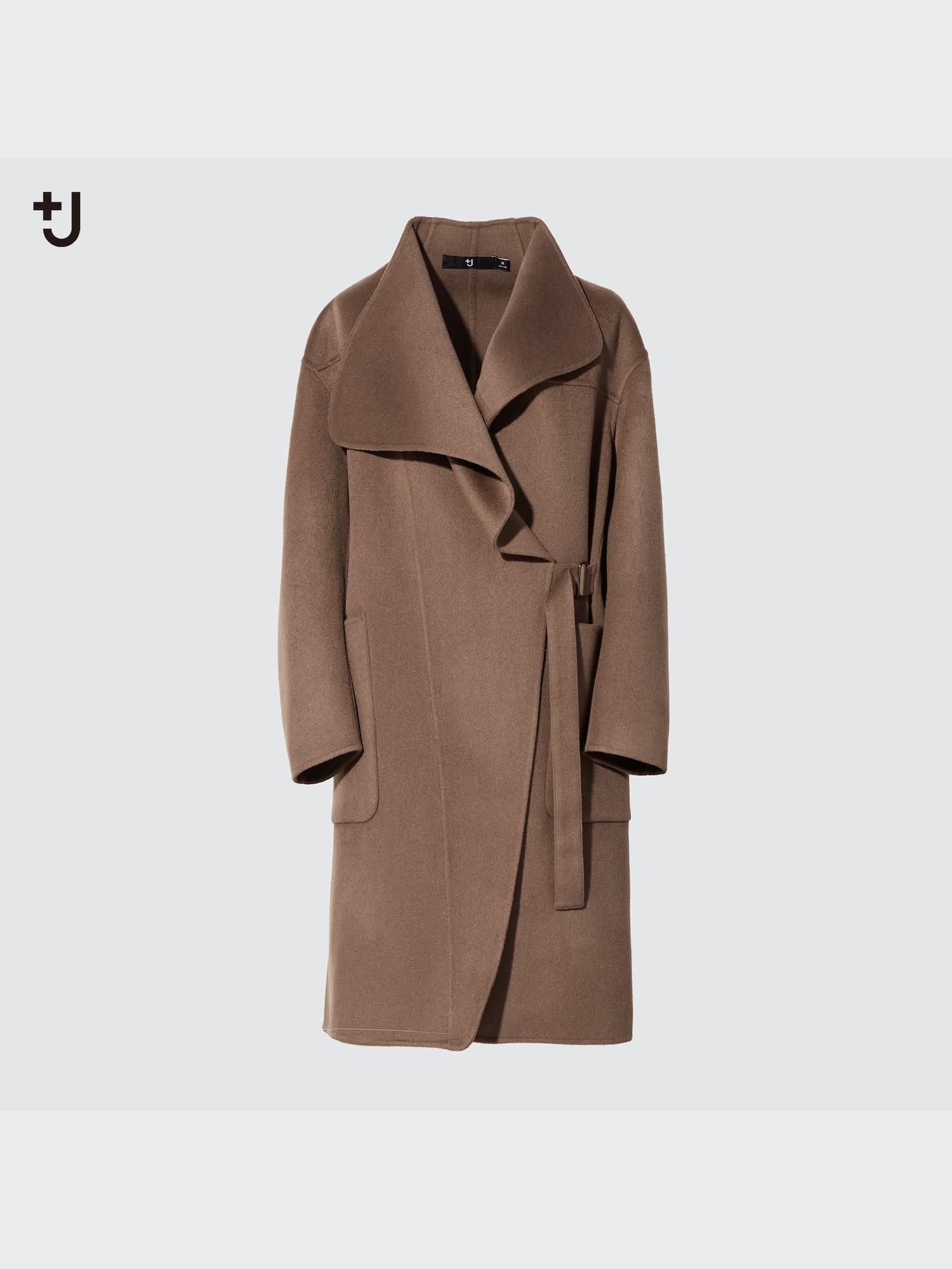 ユニクロ公式 | カシミヤブレンドノーカラーコート