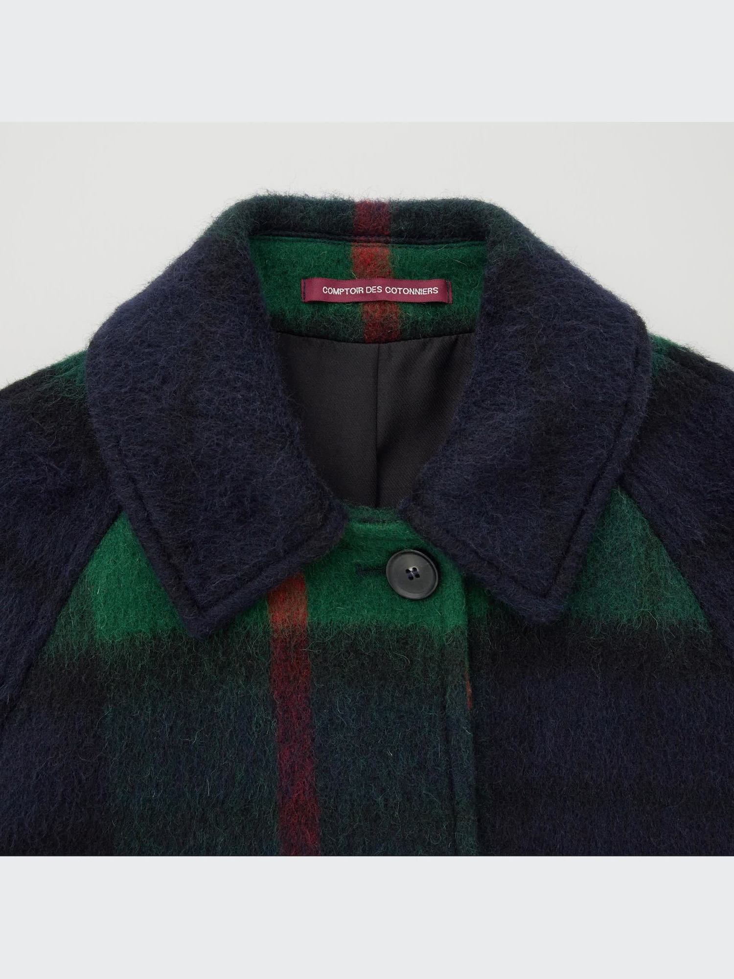 ユニクロ公式 | ウールチェックロングコート（コントワーデコトニエ）