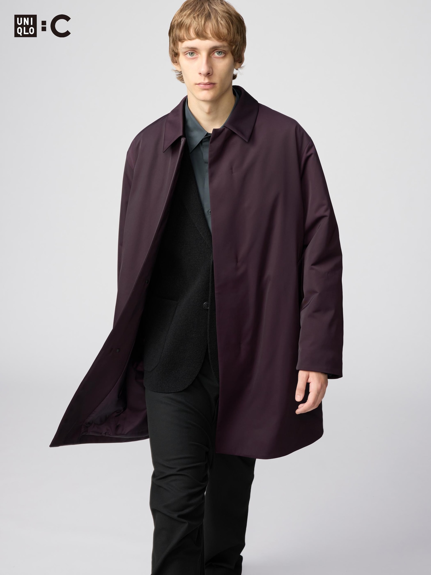 Men's Pufftech Half Coat | UNIQLO IN