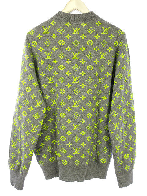ルイヴィトン LOUIS VUITTON モノグラム ネオン カシミヤ ニット