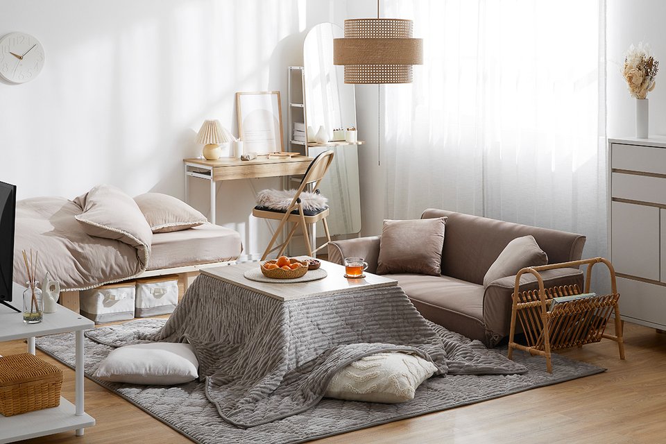 こたつ こたつ掛け布団 ラグ 3点セット くすみカラー [幅75] | 【公式