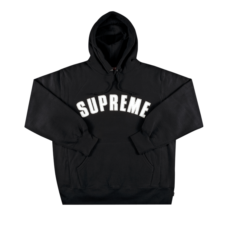Buy Supreme Pearl Logo Hooded Sweatshirt 'Black' - FW21SW6 BLACK