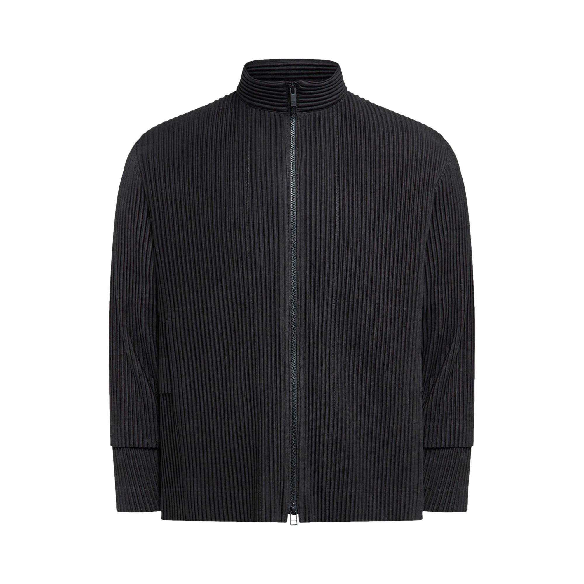 Buy Homme Plissé Issey Miyake Cargo Jacket 'Black' - HP28JC142 16
