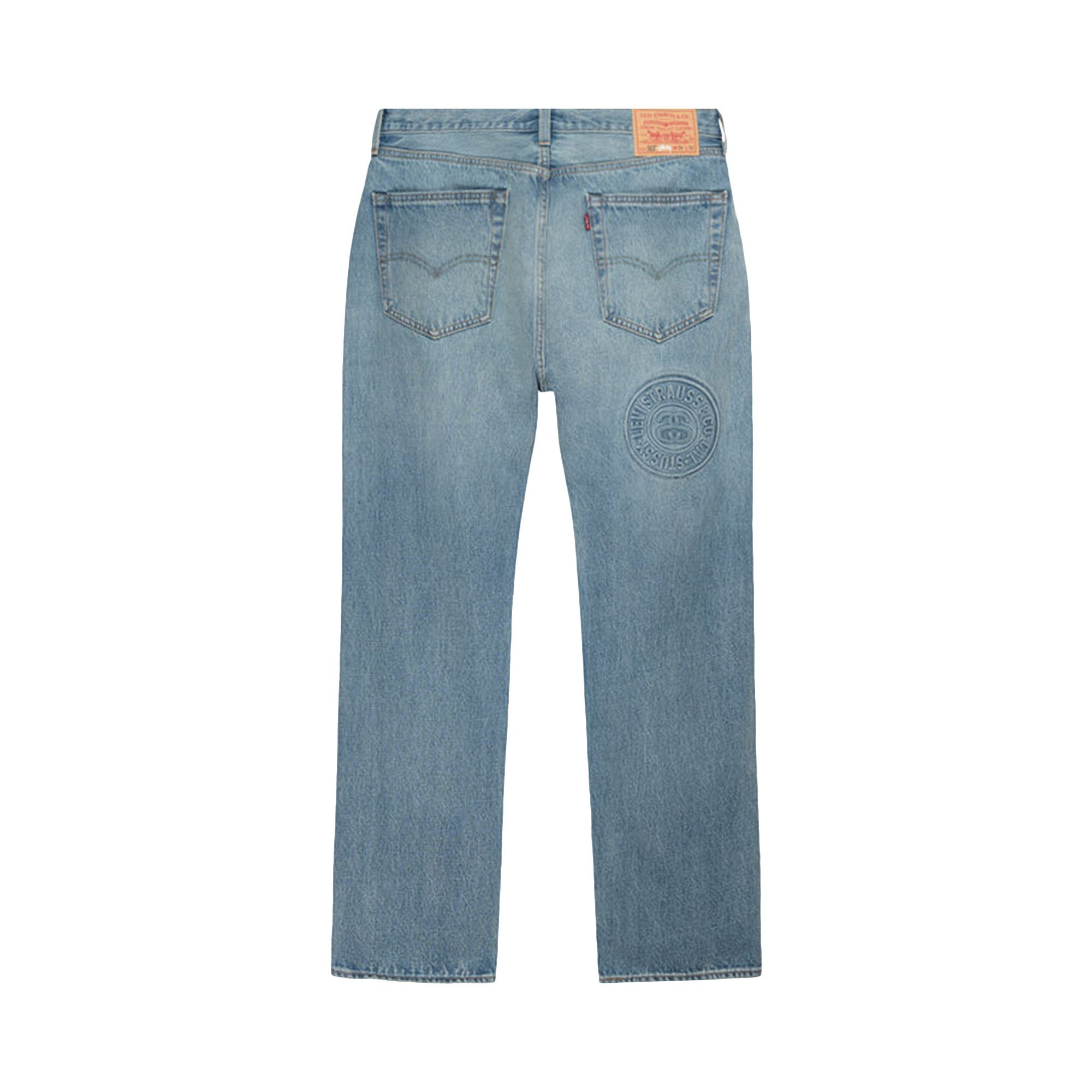 Buy Stussy x Levi's Embossed 501 Jean 'Indigo' - A52180000 INDI | GOAT