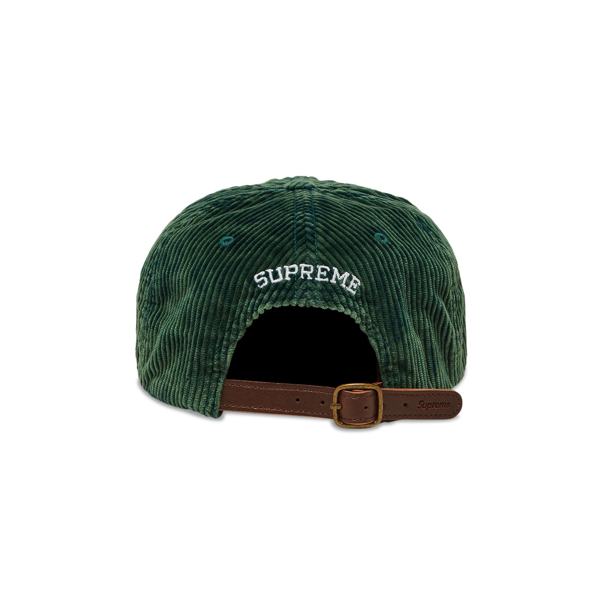 Buy Supreme Corduroy S Logo 6-Panel 'Green' - FW23H91 GREEN | GOAT