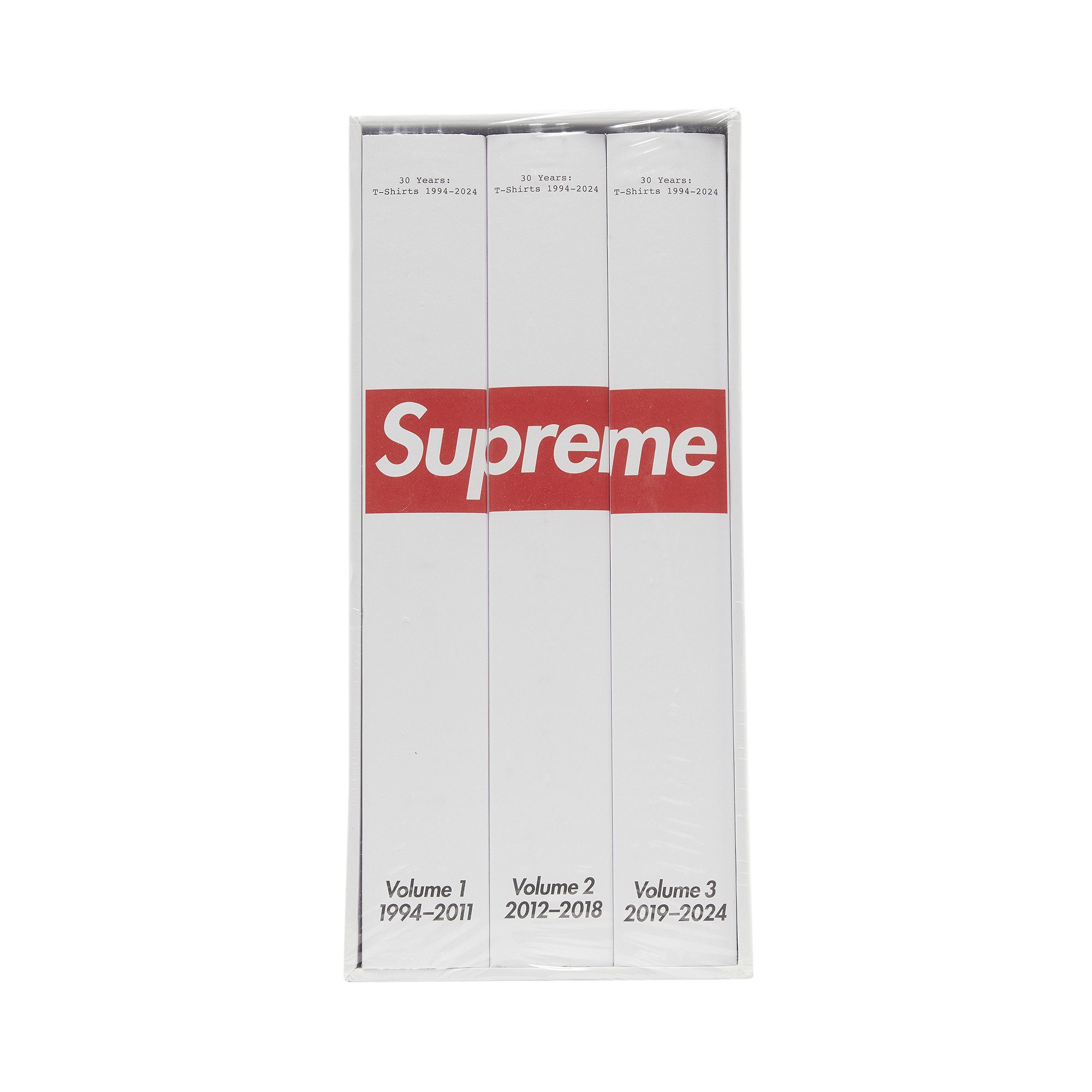 Buy Supreme 30 Years: T-Shirts 1994-2024 Book (3-Volumes) 'White