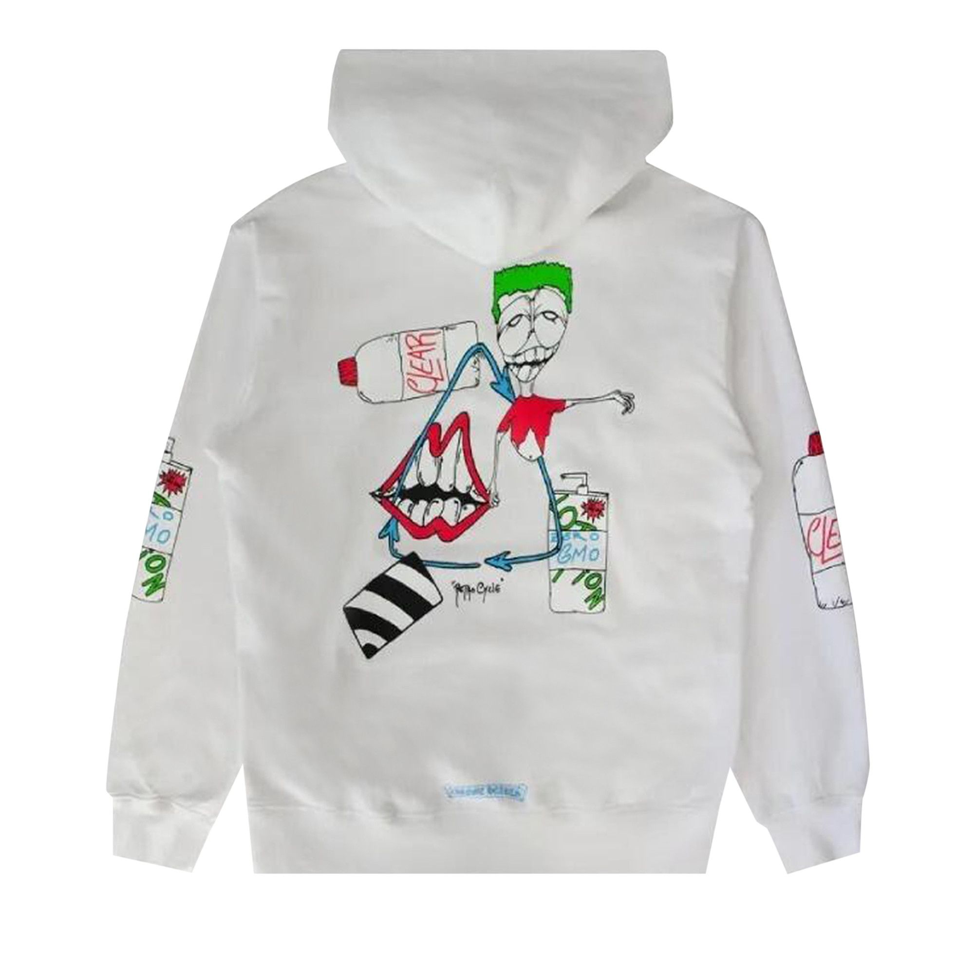 Buy Chrome Hearts Matty Boy Retro Cycle Hoodie 'White' - 1383