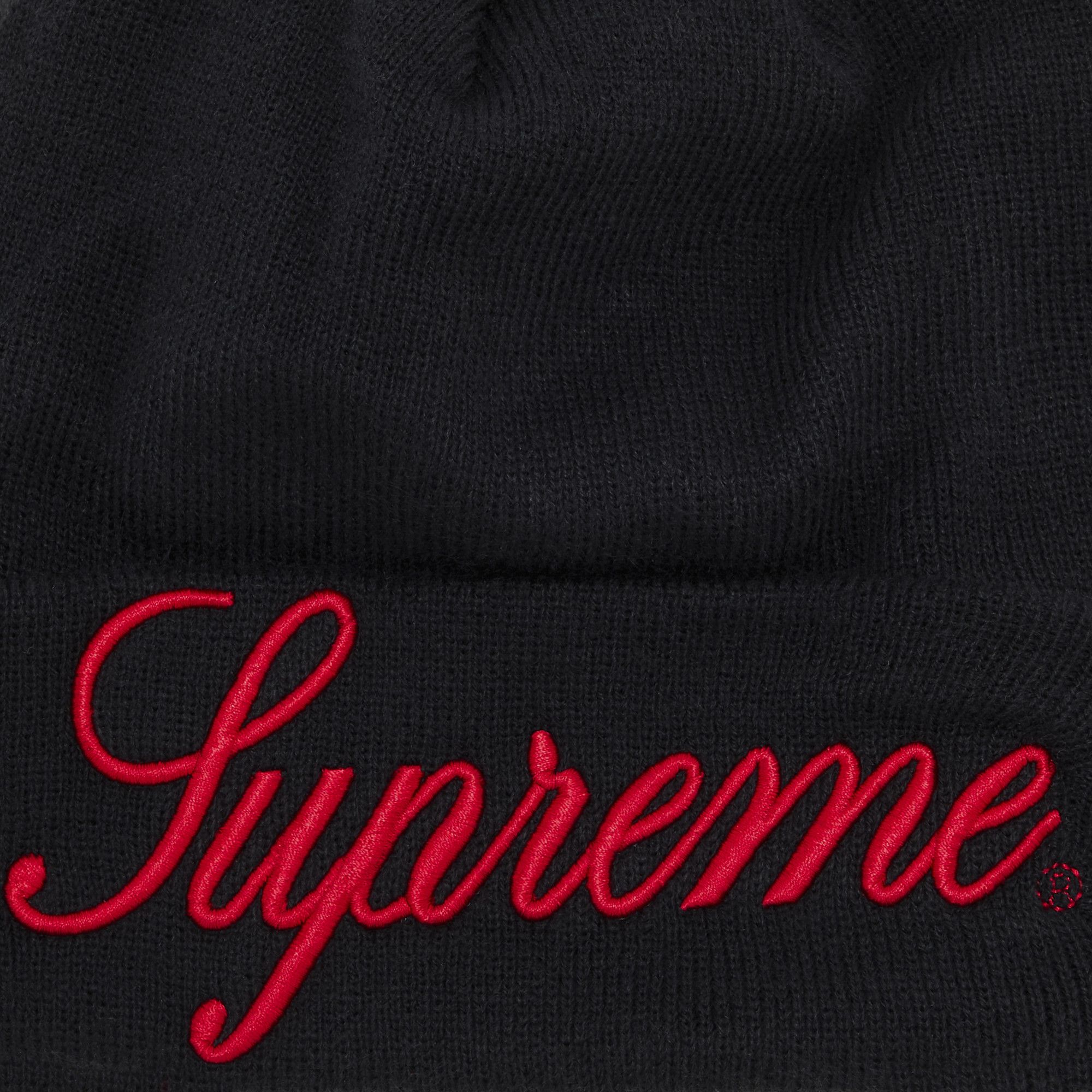 Buy Supreme New Era Script Beanie 'Navy' - FW24BN66 NAVY | GOAT