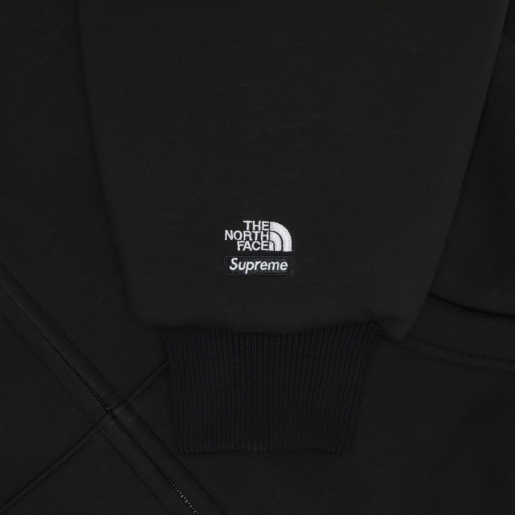 Buy Supreme x The North Face Down Filled Zip Up Hooded Sweatshirt
