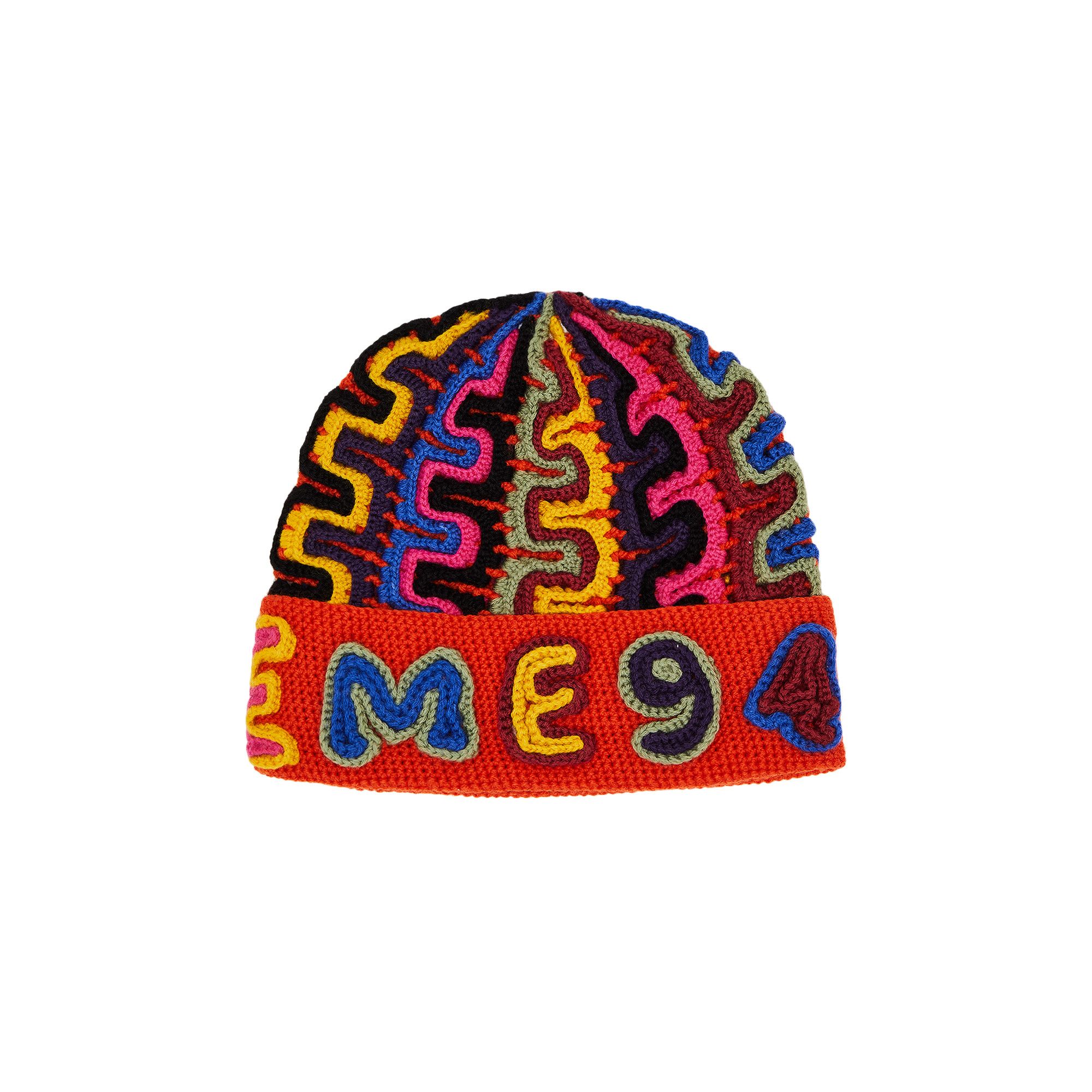 Buy Supreme Yarn Appliqué Beanie 'Dark Orange' - FW24BN39 DARK