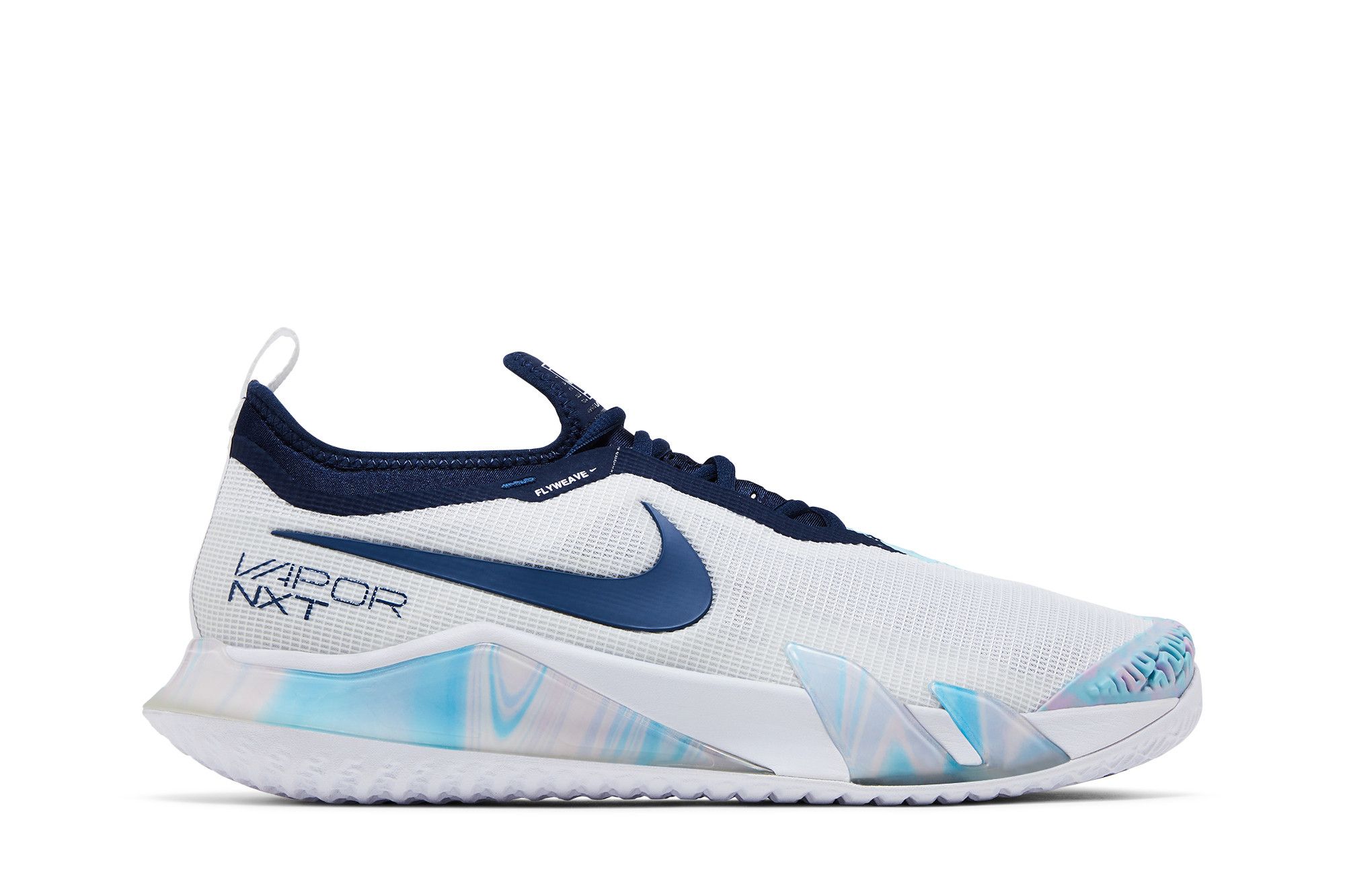 Buy NikeCourt React Vapor NXT 'White Midnight Navy' - CV0724 102
