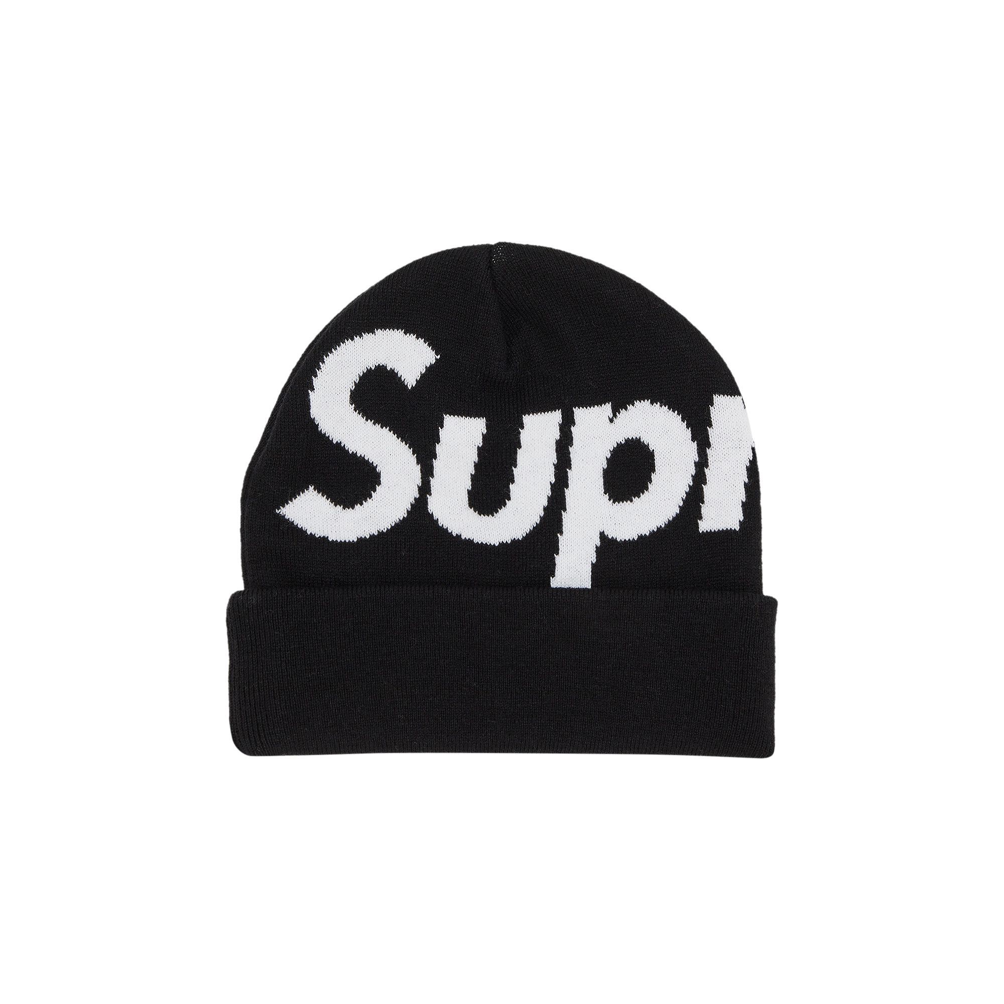 Buy Supreme Big Logo Beanie 'Black' - FW24BN21 BLACK | GOAT