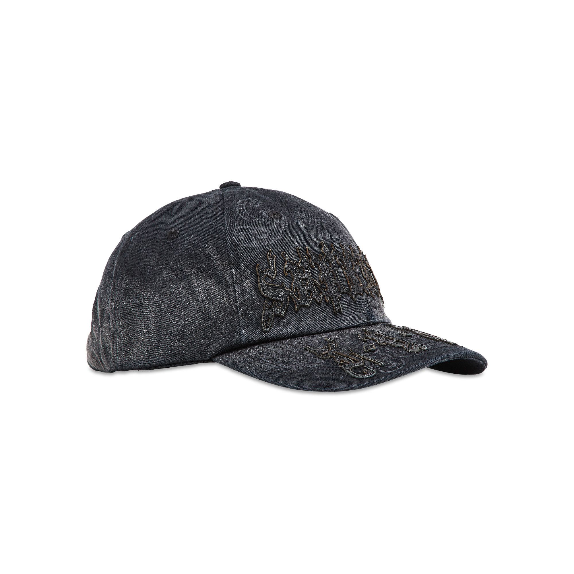 Buy Supreme Leather Appliqué 6-Panel 'Black' - SS25H118 BLACK | GOAT