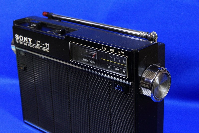 動作品SONY ICF-1100 THE11 短波ラジオ 昭和レトロ 希少 SONYの