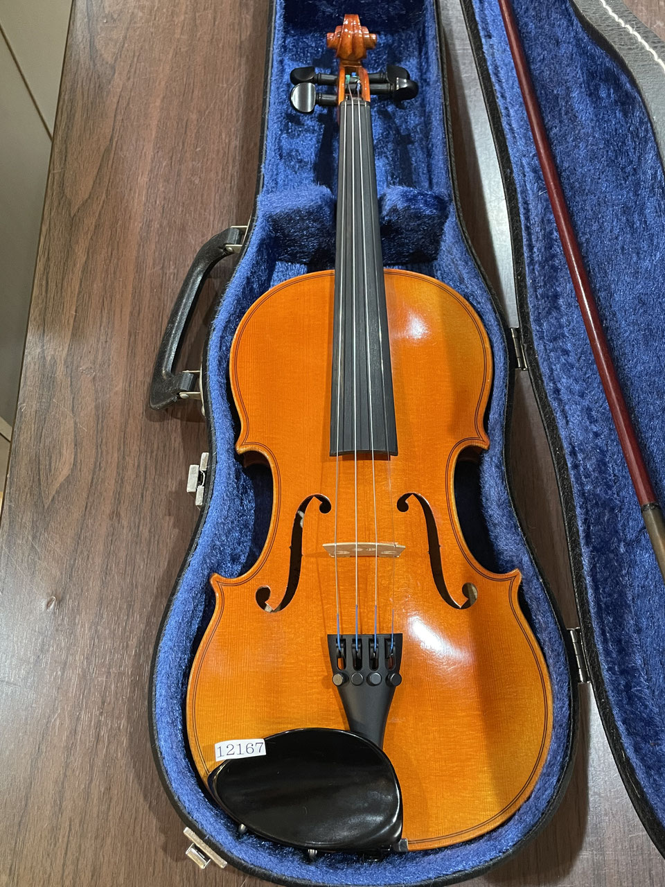 MASAKICHI.SUZUKI. No.w1 4/4 弓、ハードケース付き 鈴木 バイオリン 4