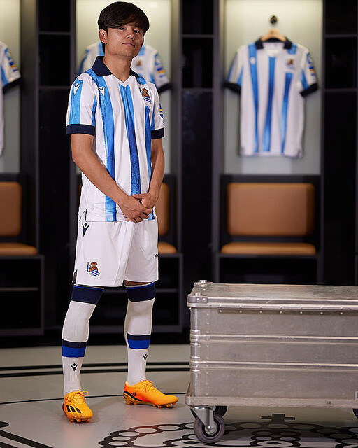 正規品 ソシエダ ユニフォーム CL仕様 M 久保建英 23.24 モデルに久保