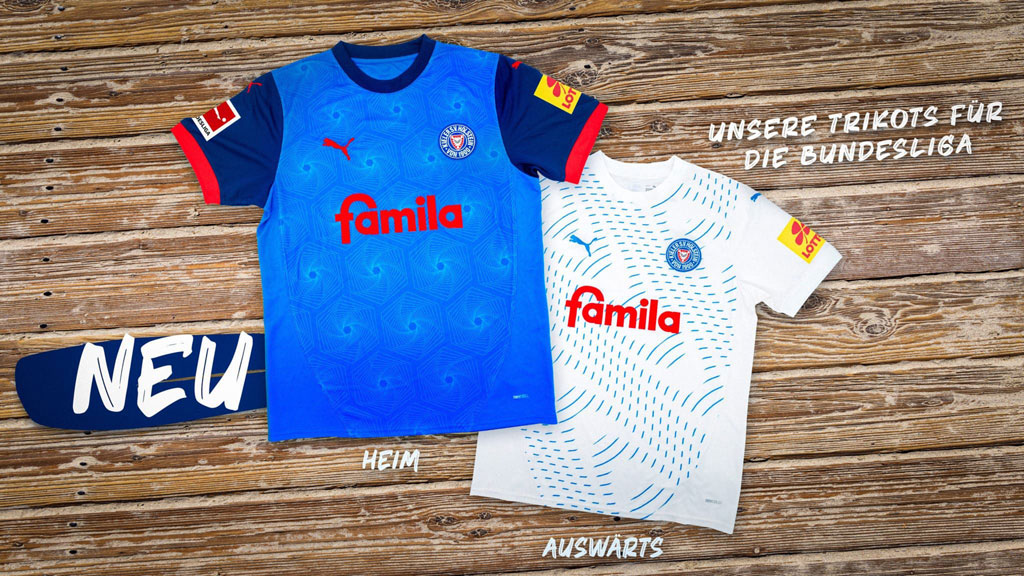 町野修斗のホルシュタイン・キール、2024-25新ユニフォーム発表