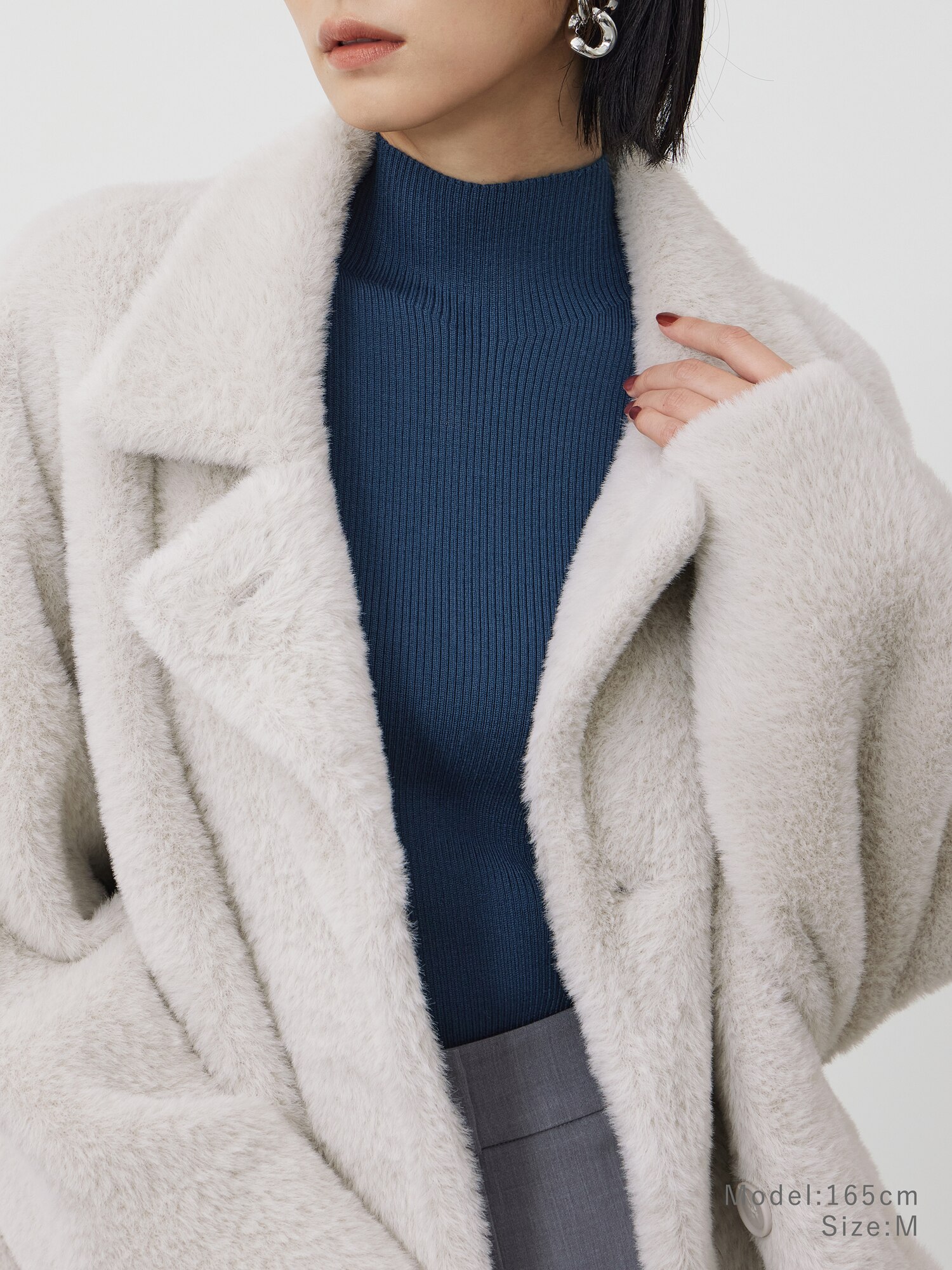 PLST(プラステ)公式 | フェザーヤーンニットコート