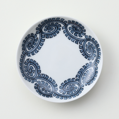 平戸松山】祥瑞山水 八角銘々皿 | 三川内焼オンライン・ショップ