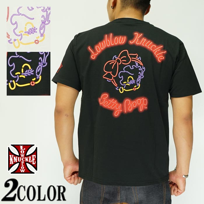 LOW BLOW KNUCKLE[ローブローナックル]×ベティブープ ネオンサイン T