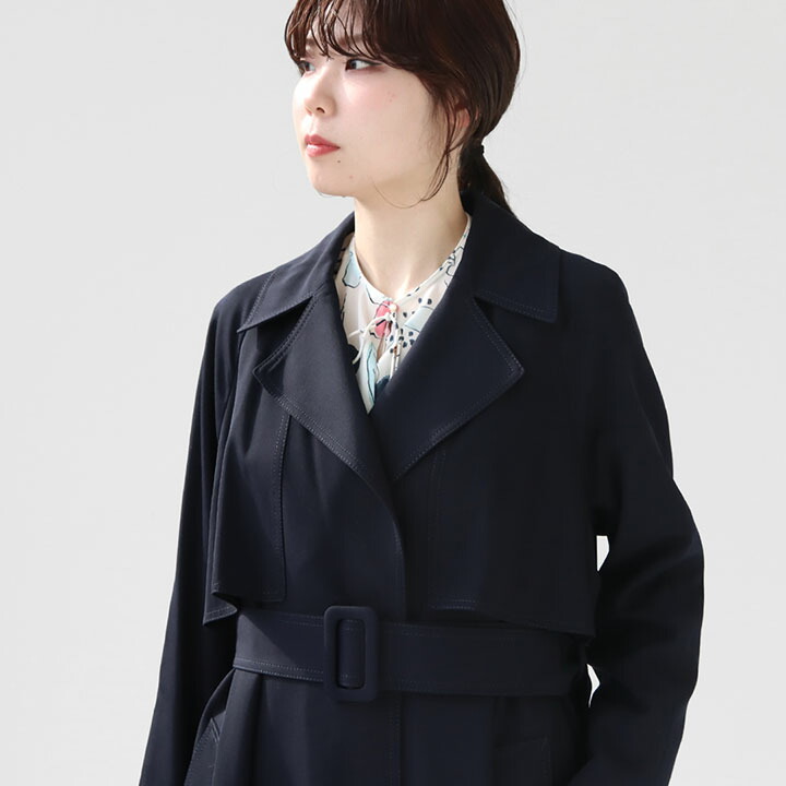 楽天市場】Ballsey(ボールジィ) ウールギャバジン ガウンコート(11-08