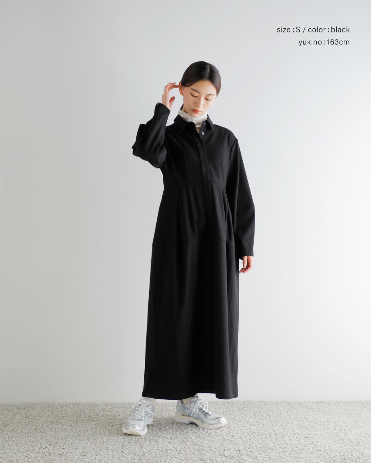 MANOF マノフ フォーム シャツ ドレス 89112-5142 2025aw新作