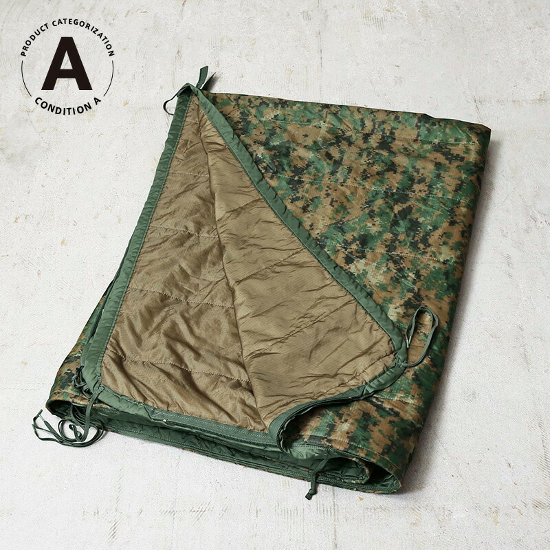 楽天市場】実物 USED 米軍 ZIP付き ポンチョライナー MARPAT