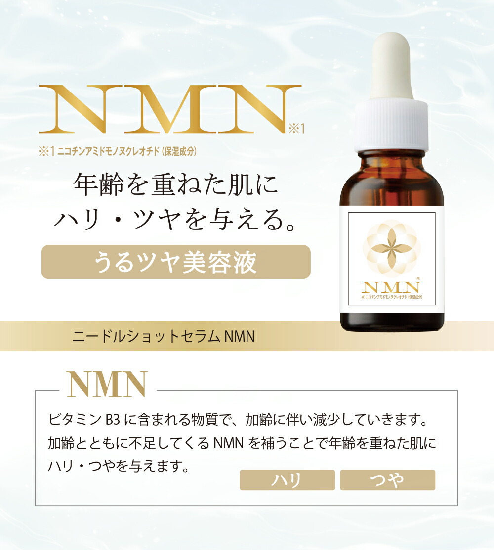 楽天市場】【SALE 20％OFF】ニードルショットセラム NMN ナイアシン