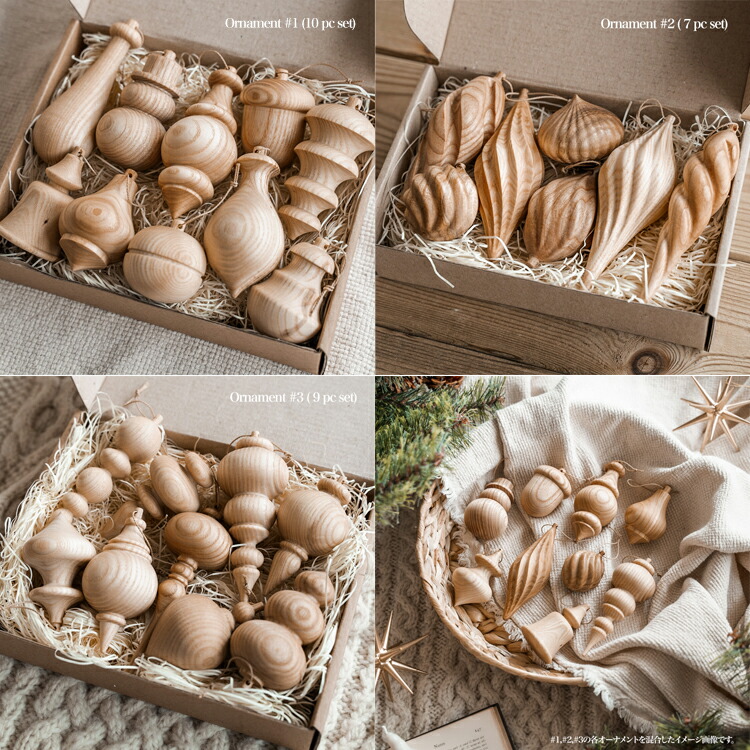 楽天市場】【送料無料】【選べる3種】木製 クリスマスオーナメント