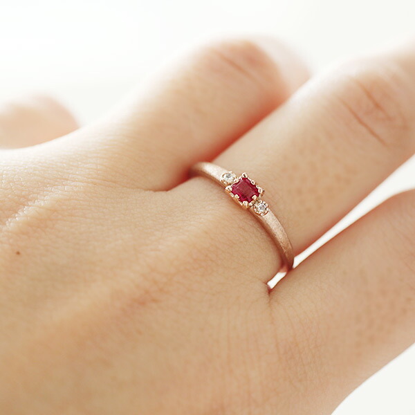 限定1本 K10PG レッドベリル レッドエメラルド ローズカット