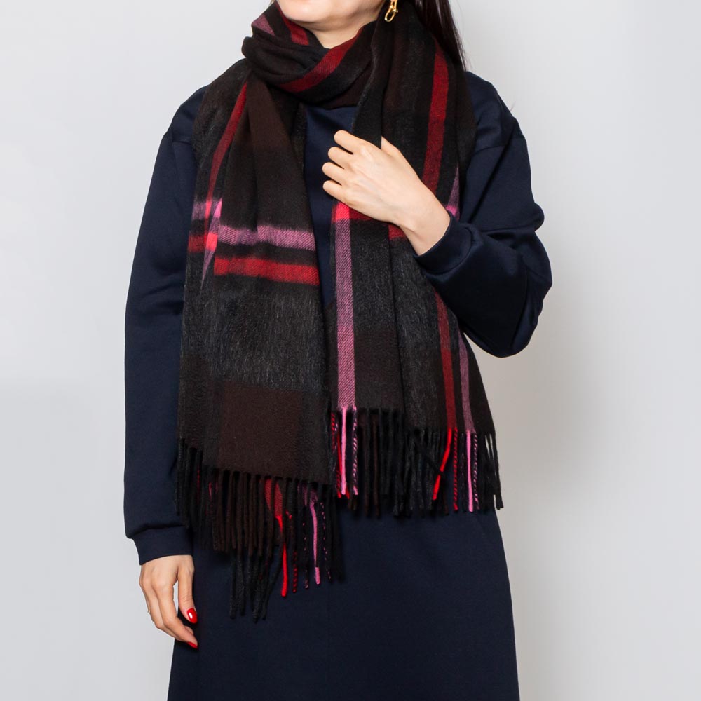 Joshua Ellis(ジョシュア エリス)チェック カシミアストール