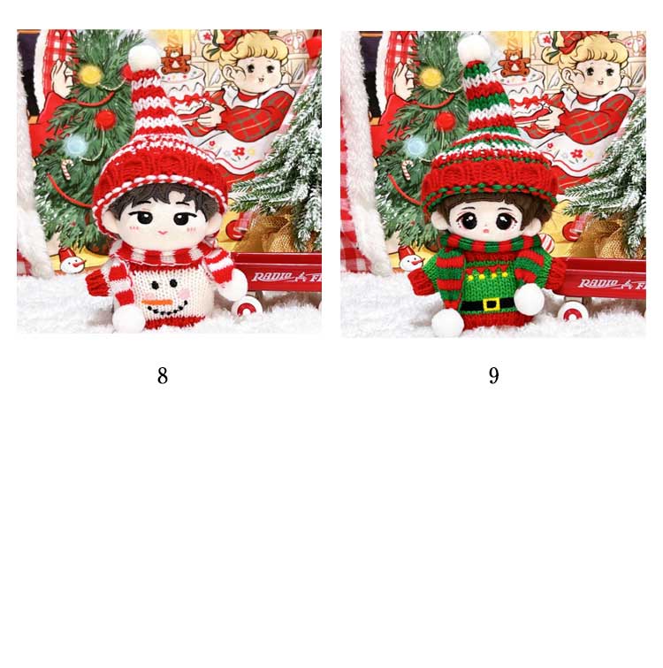 楽天市場】ぬいぐるみ 10cm ぬい服 クリスマス ポンチョ コスチューム