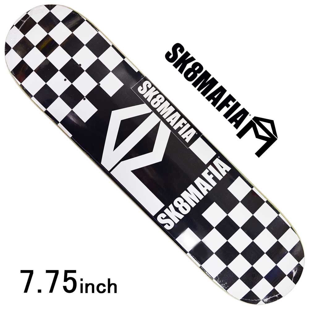 楽天市場】スケートマフィア 7.75インチ スケボー デッキ SK8MAFIA