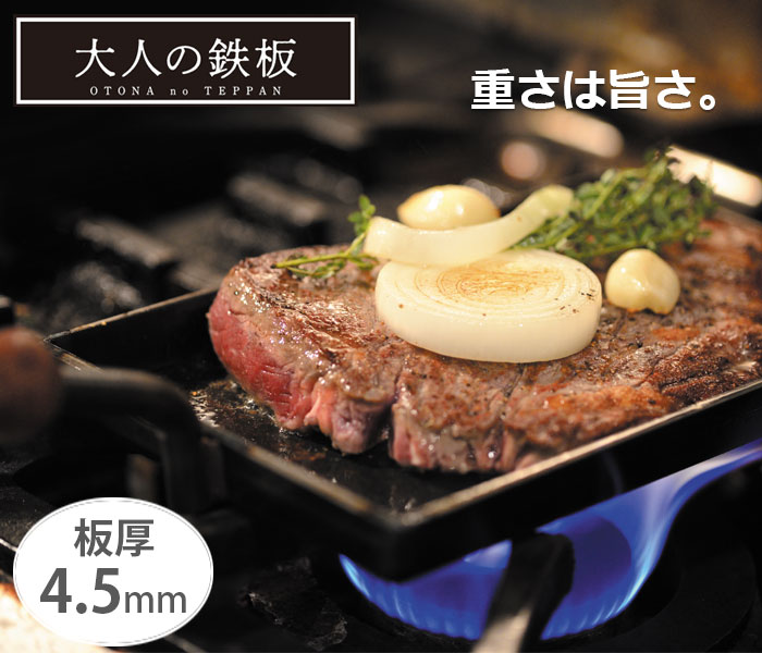 楽天市場】大人の鉄板 フライパン26cm 蓋付き OTS8102 IH対応 オークス