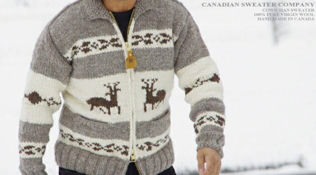 楽天市場】カナディアンセーター｜カウチンセーター（ジャケット